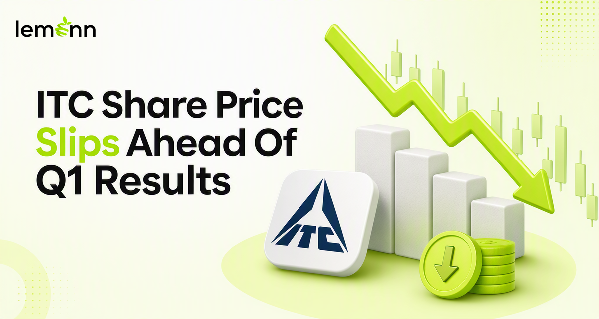 ITC share price eased about 1% on July 31 as investors turned cautious ahead of the company’s Q1 FY27 earnings announcement and expected decline in profit.