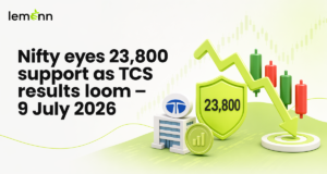 Nifty 50 seeks to hold 23,800 on Sensex weekly expiry after a 2% selloff, with IT stocks and TCS Q1 results in focus and Bank Nifty watching 57,000.