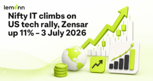 Nifty IT index rises 4.7% on US tech rally and value buying, Zensar Technologies gains for second day as Infosys, TCS, Tech Mahindra and mid-cap IT stocks advance.