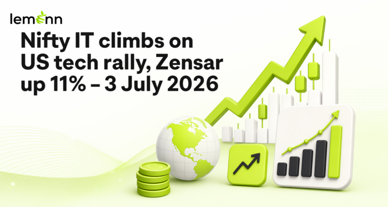 Nifty IT index rises 4.7% on US tech rally and value buying, Zensar Technologies gains for second day as Infosys, TCS, Tech Mahindra and mid-cap IT stocks advance.