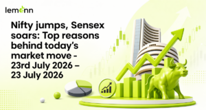 Sensex and Nifty 50 opened lower on 23 July as Brent crude neared $96 a barrel, rupee steadied, Asian equities gained.