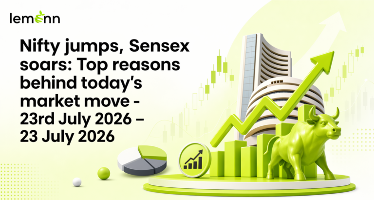 Sensex and Nifty 50 opened lower on 23 July as Brent crude neared $96 a barrel, rupee steadied, Asian equities gained.