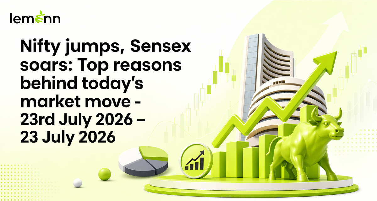 Sensex and Nifty 50 opened lower on 23 July as Brent crude neared $96 a barrel, rupee steadied, Asian equities gained.
