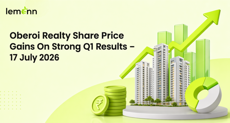 Oberoi Realty reported a 29% rise in Q1 FY27 net profit, robust revenue growth and a ₹2 interim dividend, with shares closing higher on the NSE.