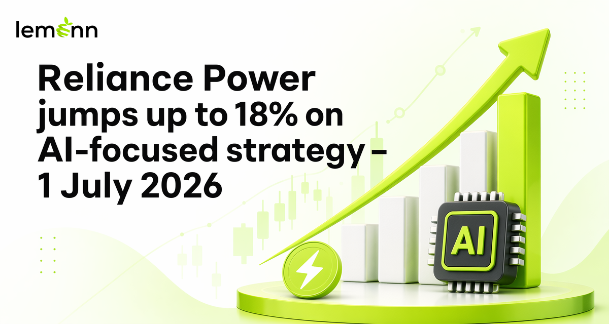 Reliance Power shares rallied up to 18% as the company added AI-focused objects and renamed four subsidiaries, even as it reported a Q4 net loss and a full-year loss for FY26.