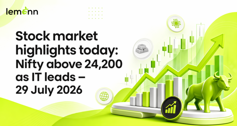 Sensex jumps near 77,650, Nifty tops 24,240 as IT and metal stocks rally, India VIX eases, and FIIs turn net buyers amid global AI jitters and firm rupee.