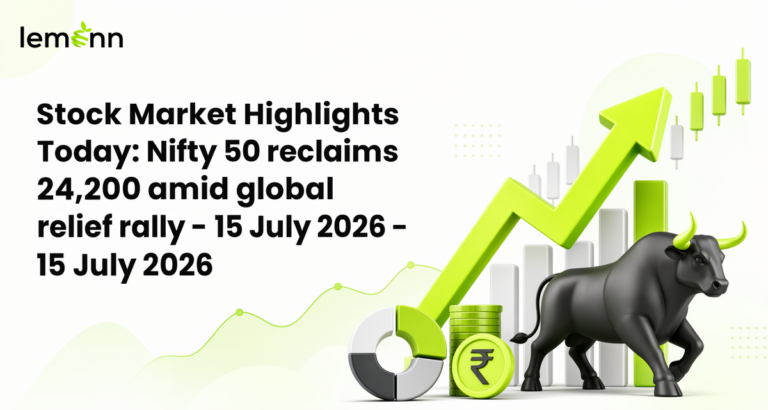 Sensex and Nifty 50 rebounded above 77,600 and 24,200 as banking and pharma stocks gained, tracking softer US inflation.