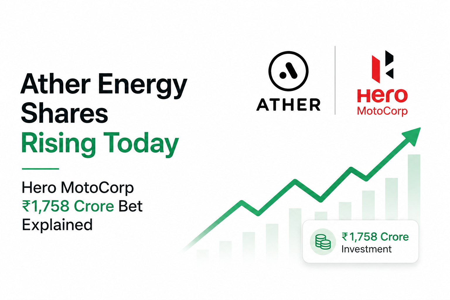 Ather Energy Shares Rise on Hero MotoCorp ₹1,758 Cr Bet