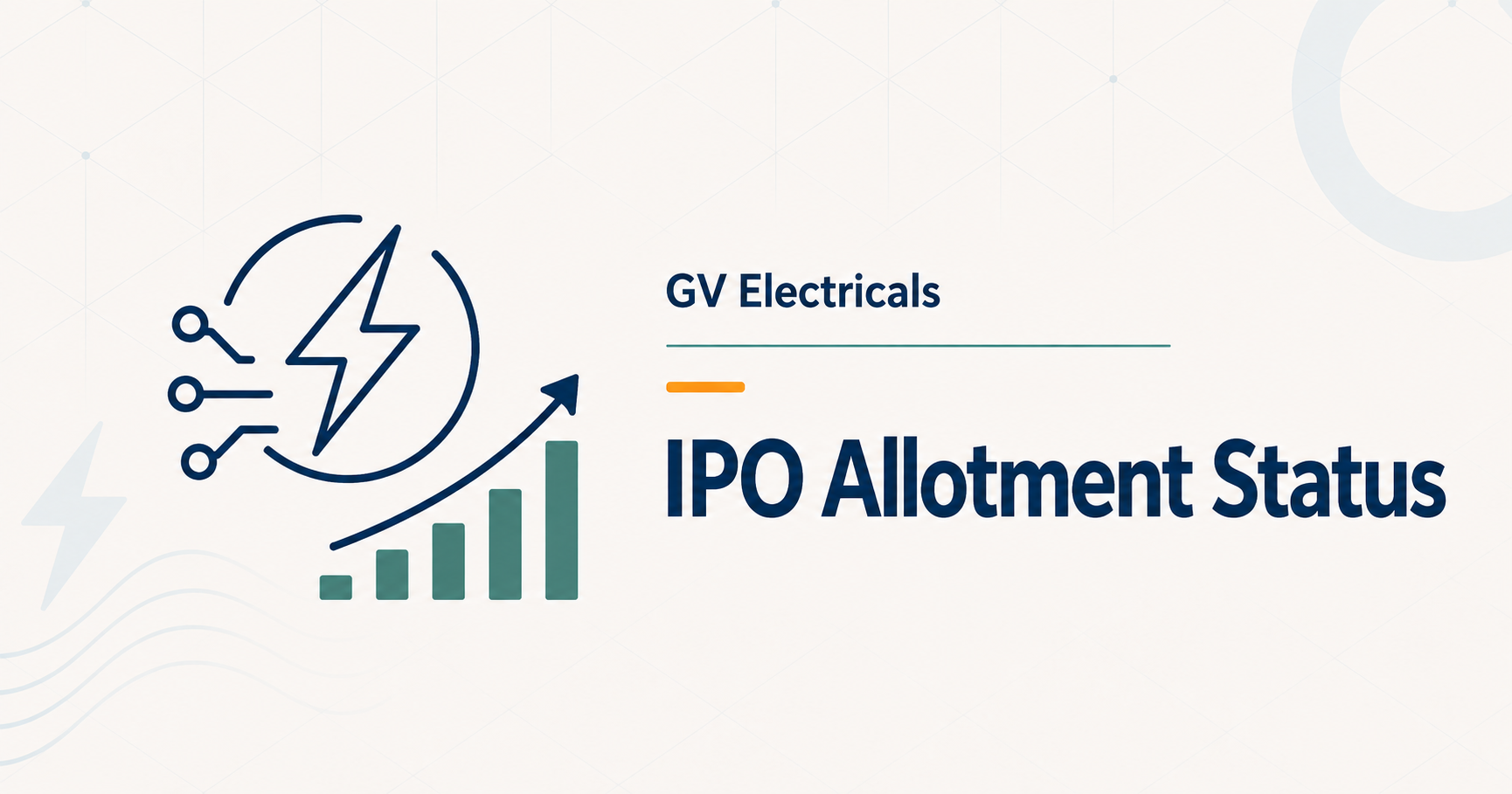 GV Electricals IPO Allotment Status