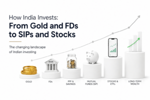 See how Indian investing shifted from gold and FDs to SIPs, mutual funds and stocks, what drove the change, and where household money is going today in India.