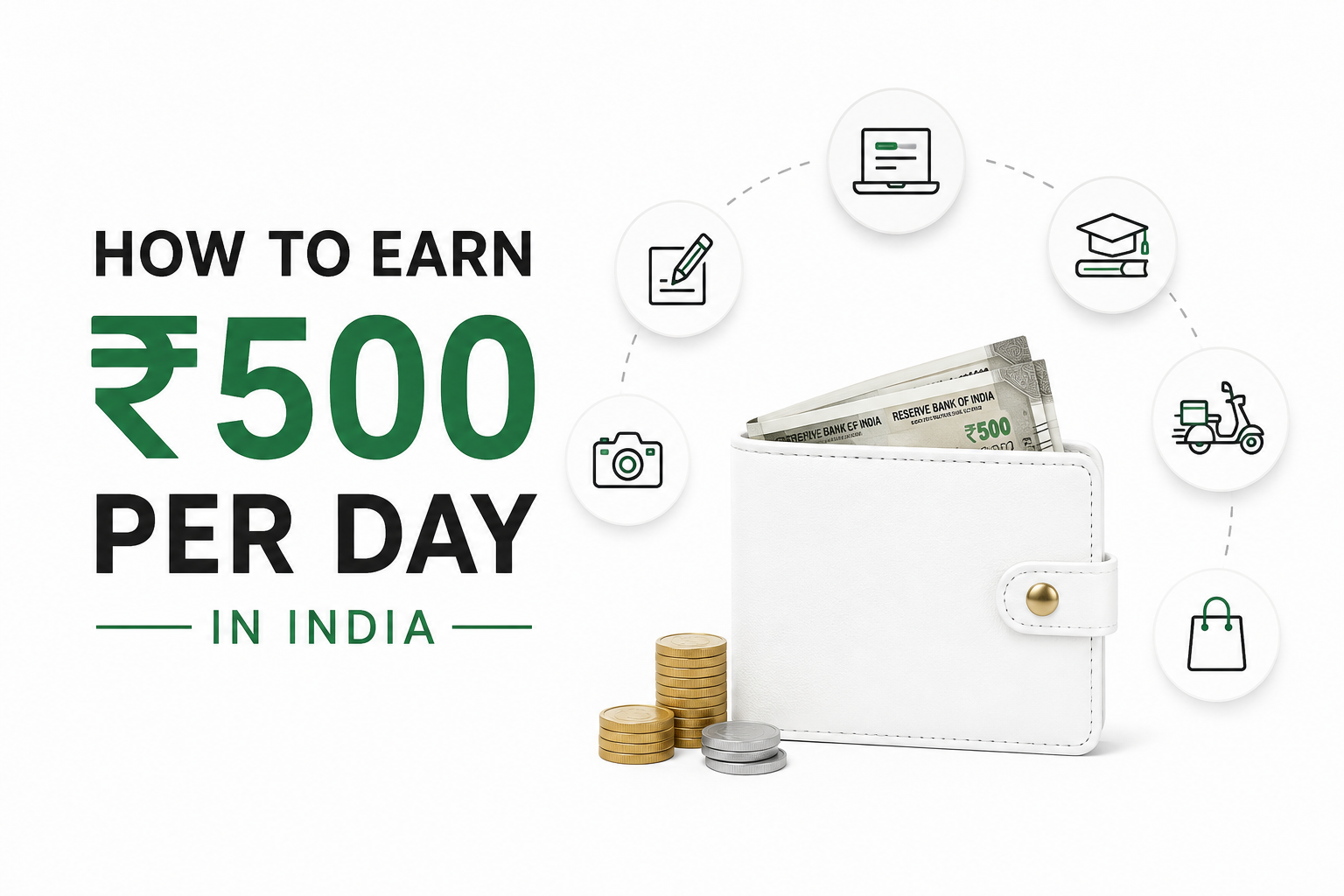 How to Earn ₹500 Per Day in India: 12 Practical Ways