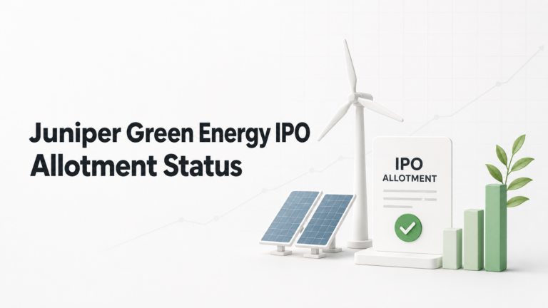 Juniper Green Energy IPO Allotment Status