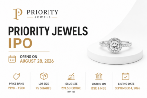 Priority Jewels IPO Opens August 28: Price, Lot, Dates