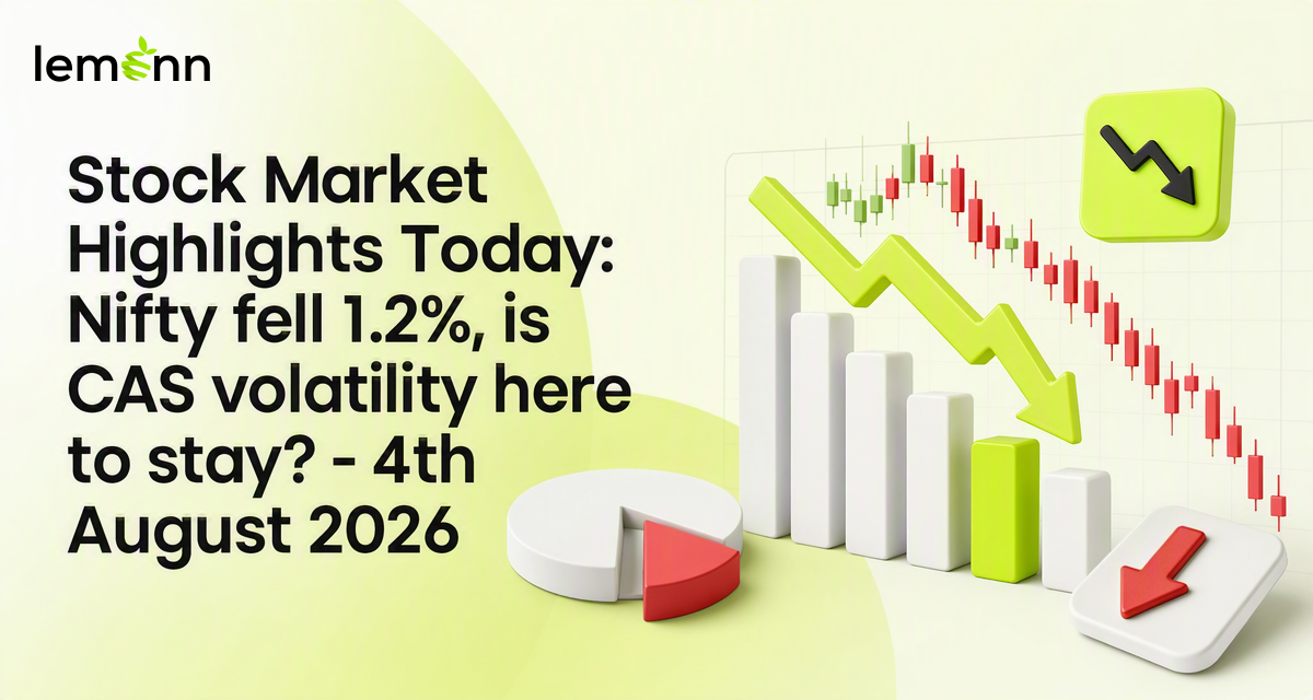 Nifty 50 closed near 24,470, down about 1.2%, as Monday’s CAS-driven spike normalised while Sensex eased from early gains and sectoral indices ended.