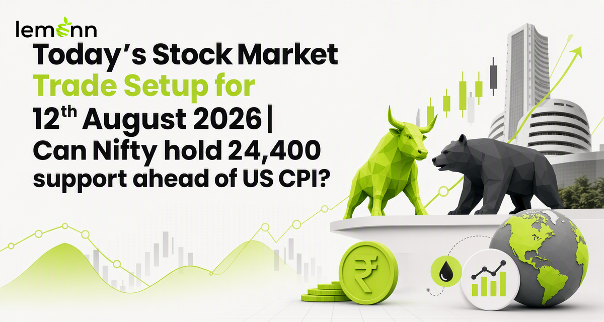 Indian equities face a muted open with GIFT Nifty near 24,530 as traders watch US CPI data, higher crude prices, F&O expiry volatility and key Nifty.