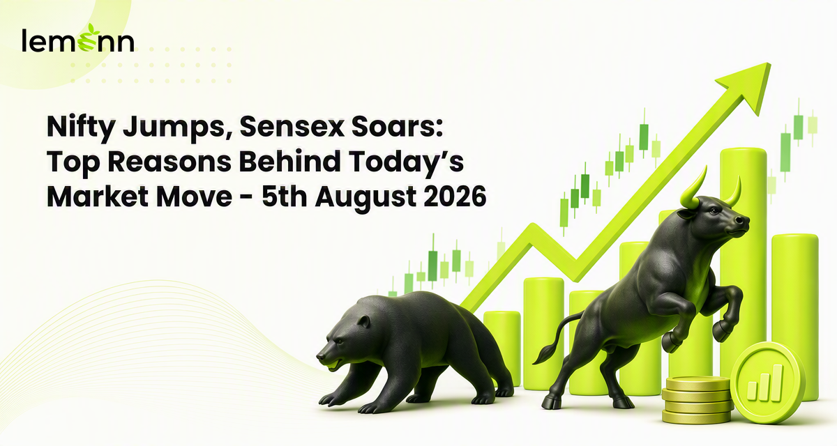Sensex and Nifty opened higher on 5 August 2026, tracking strong Asian markets, softer crude and RBI policy expectations.