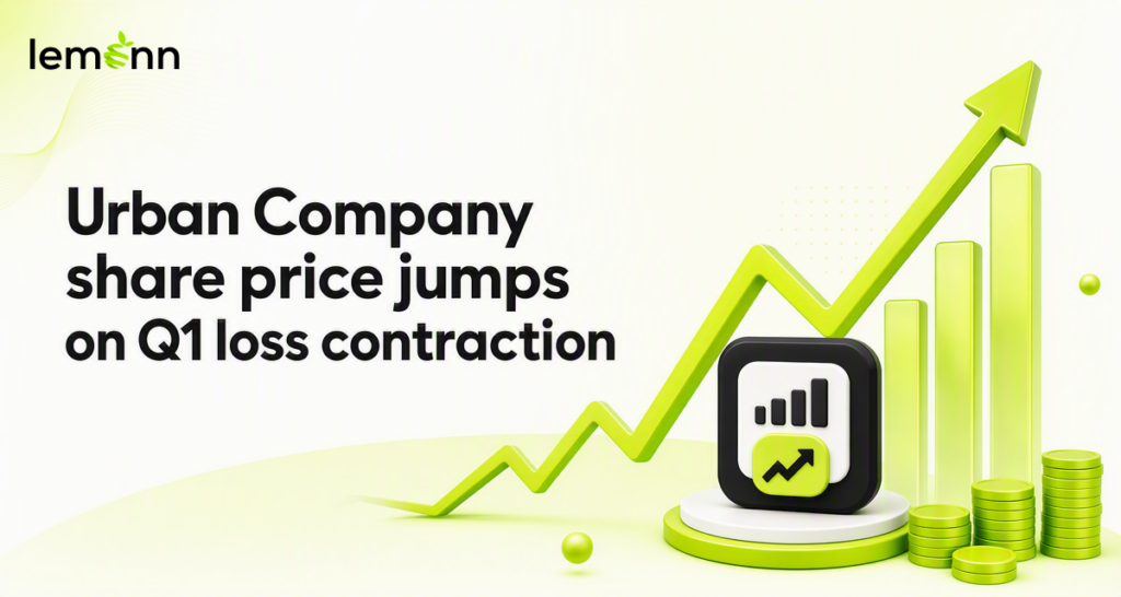 Urban Company share price rallied over 17% on NSE after Q1 FY27 results showed sharp sequential loss reduction and strong InstaHelp order growth.