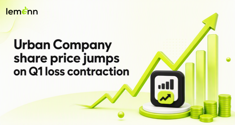 Urban Company share price rallied over 17% on NSE after Q1 FY27 results showed sharp sequential loss reduction and strong InstaHelp order growth.