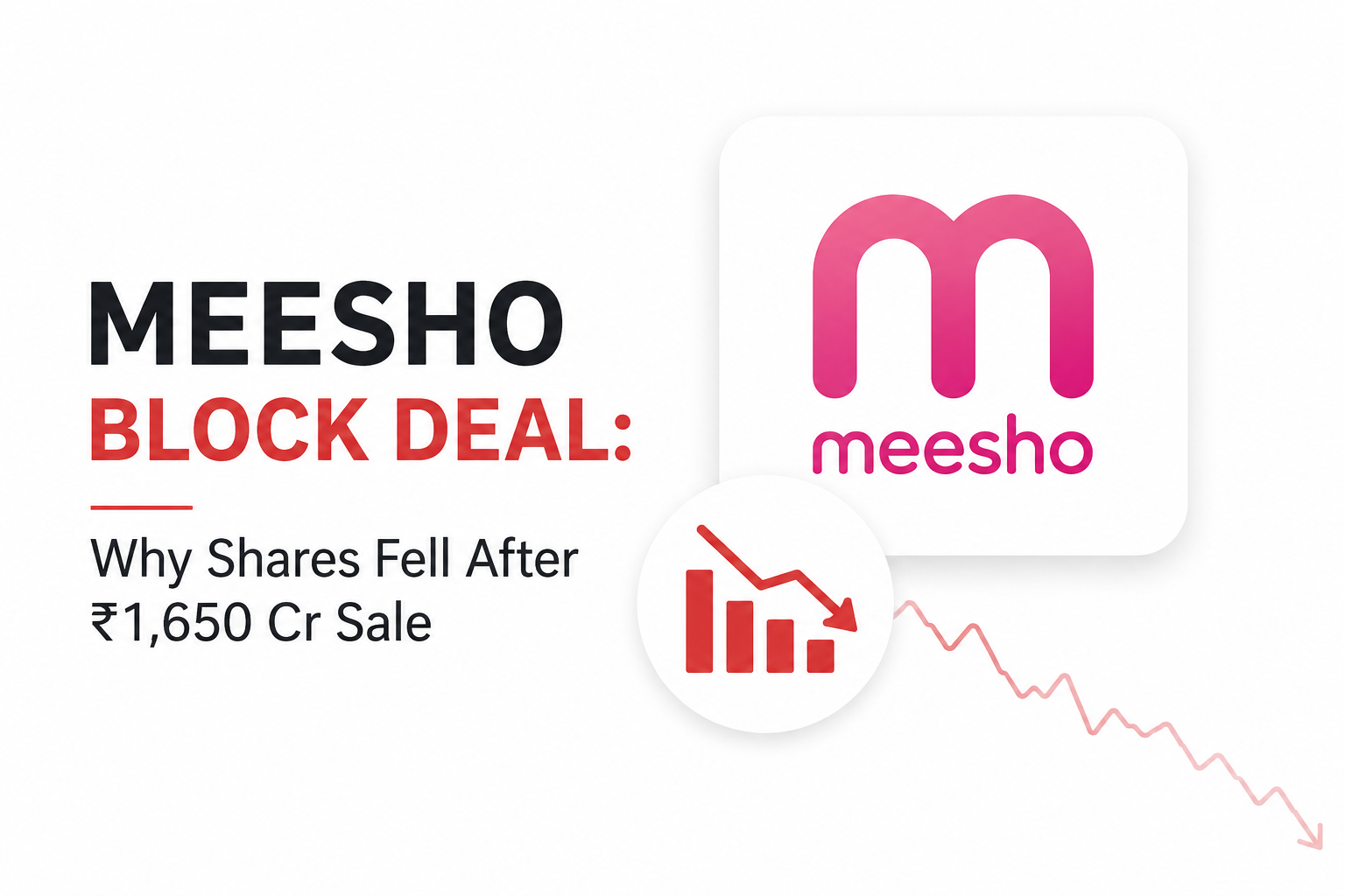 Meesho Block Deal: Why Shares Fell After ₹1,650 Cr Sale