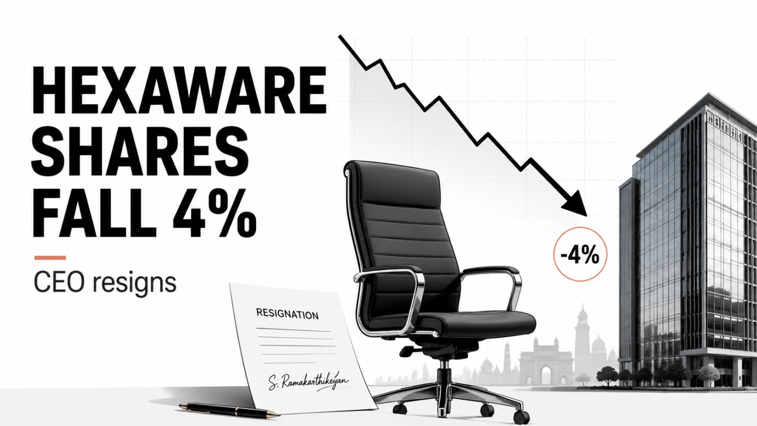 Hexaware Technologies Shares Fall 4% After CEO Srikrishna Ramakarthikeyan Resigns